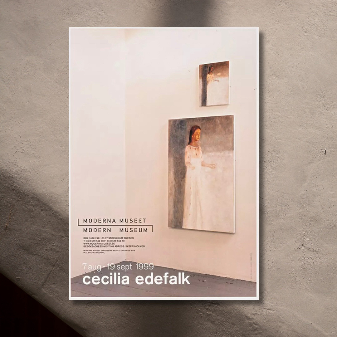 ストックホルム近代美術館限定Cecilia Edefalk 国内未入荷 ポスター美術品/アンティーク
