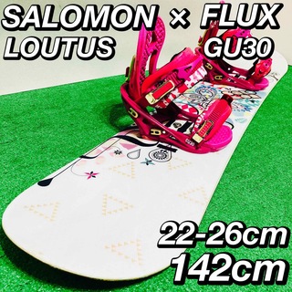サロモン(SALOMON)の大人気 サロモン LOTUS × FLUX G30 スノーボード 初心者 女性(ボード)
