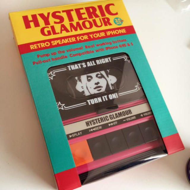 HYSTERIC GLAMOUR(ヒステリックグラマー)のHYSTERIC GLAMOUR スピーカー ピンク 非売品 レディースのファッション小物(その他)の商品写真