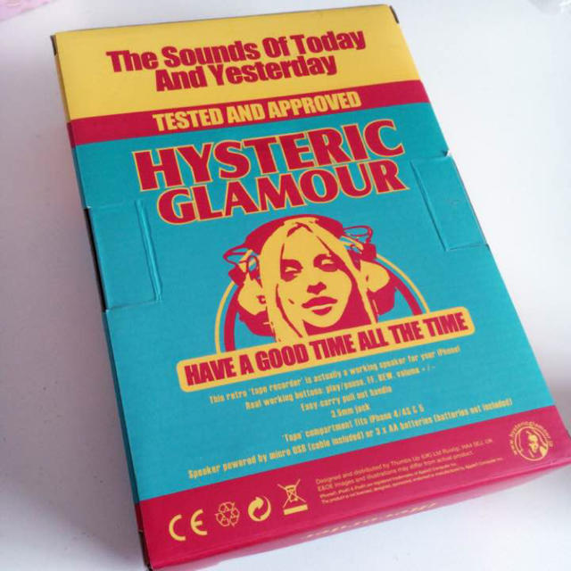 HYSTERIC GLAMOUR(ヒステリックグラマー)のHYSTERIC GLAMOUR スピーカー ピンク 非売品 レディースのファッション小物(その他)の商品写真