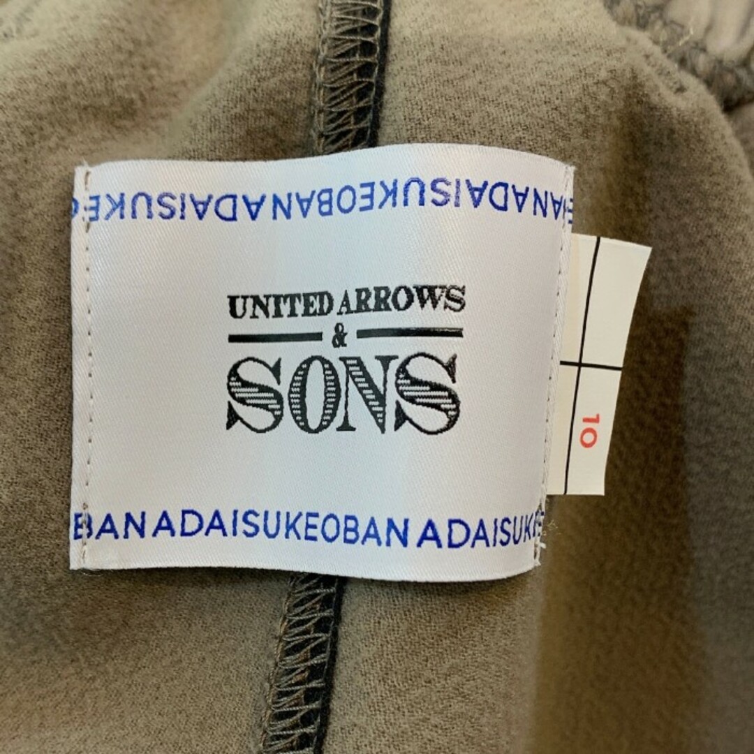 UNITED ARROWS(ユナイテッドアローズ)のUNITED ARROWS & SONS ユナイテッドアローズアンドサンズ DAISUKE OBANA ダイスケオバナ CR 1P PANTS プリーツパンツ Size M メンズのパンツ(その他)の商品写真