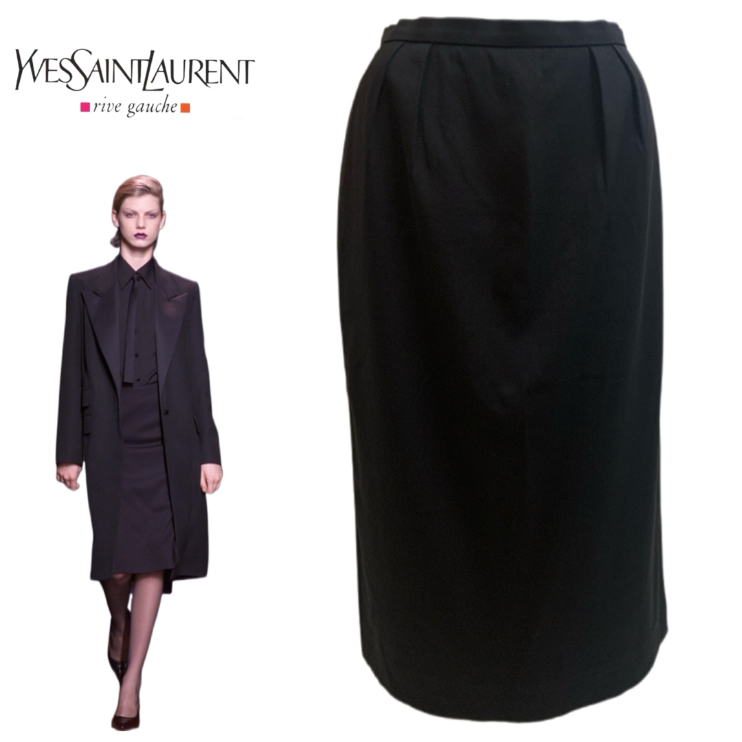 Yves Saint Laurent(イヴサンローラン)のYVES SAINT LAURENT rive gauche エルバス期スカート レディースのスカート(ひざ丈スカート)の商品写真