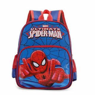 スパイダーマンリュックサック アイアンマン　男女兼用　鞄 小学生軽量 大容量 バ(レッスンバッグ)