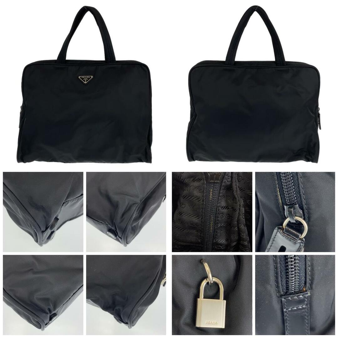 PRADA(プラダ)のPRADA プラダ テスート ブラック 黒 シルバー金具 ナイロン B8685 ビジネスバッグ トートバッグ メンズ 404584 【中古】 メンズのバッグ(ビジネスバッグ)の商品写真