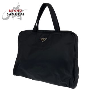 プラダ(PRADA)のPRADA プラダ テスート ブラック 黒 シルバー金具 ナイロン B8685 ビジネスバッグ トートバッグ メンズ 404584 【中古】(ビジネスバッグ)