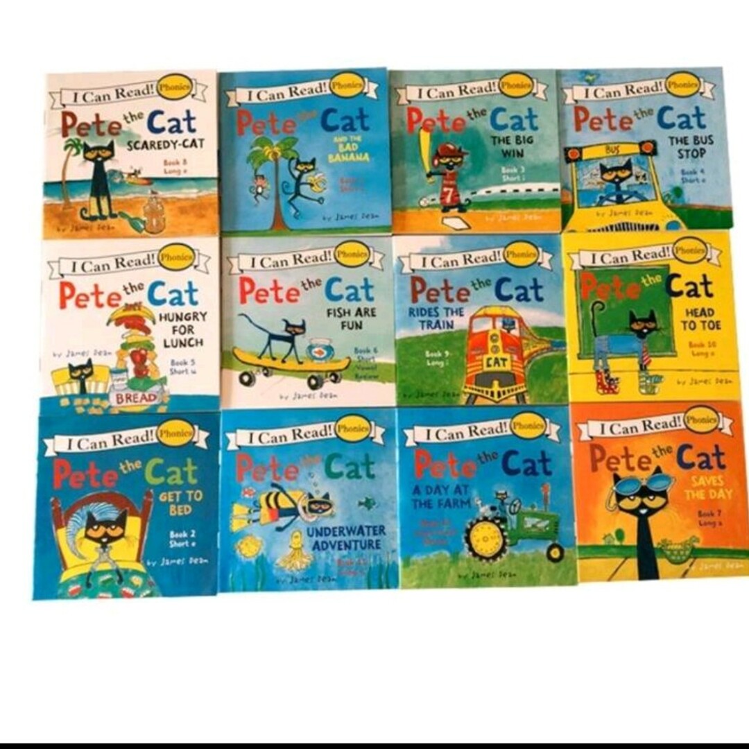 I Can Read Phonics Pete the Cat 絵本12冊 エンタメ/ホビーの本(絵本/児童書)の商品写真