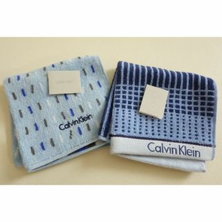 カルバンクライン(Calvin Klein)の新品 CALVIN KLEIN カルバンクライン メンズ タオルハンカチ セット(ハンカチ/ポケットチーフ)