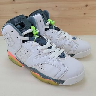 ジョーダン(Jordan Brand（NIKE）)のナイキ エアジョーダン6 レトロ "ブライト マンゴー (GS)"  24cm(スニーカー)