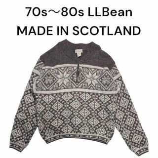 エルエルビーン(L.L.Bean)の70s80s LLBean　ノルディック柄ニットセーター　エルエルビーン(ニット/セーター)