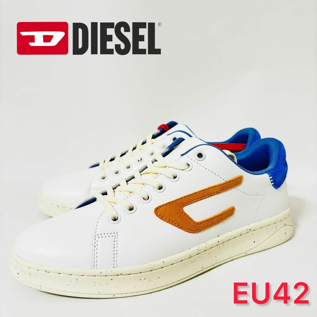 DIESEL(ディーゼル)のDIESEL ディーゼル スニーカー ブルー EU42 JP27 メンズの靴/シューズ(スニーカー)の商品写真