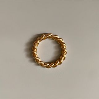 トゥデイフル(TODAYFUL)のTwist stainless gold ring No.909(リング(指輪))