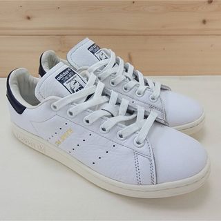 スタンスミス(STANSMITH（adidas）)のアディダス スタンスミス 本革 ホワイト/ネイビー 23㎝(スニーカー)