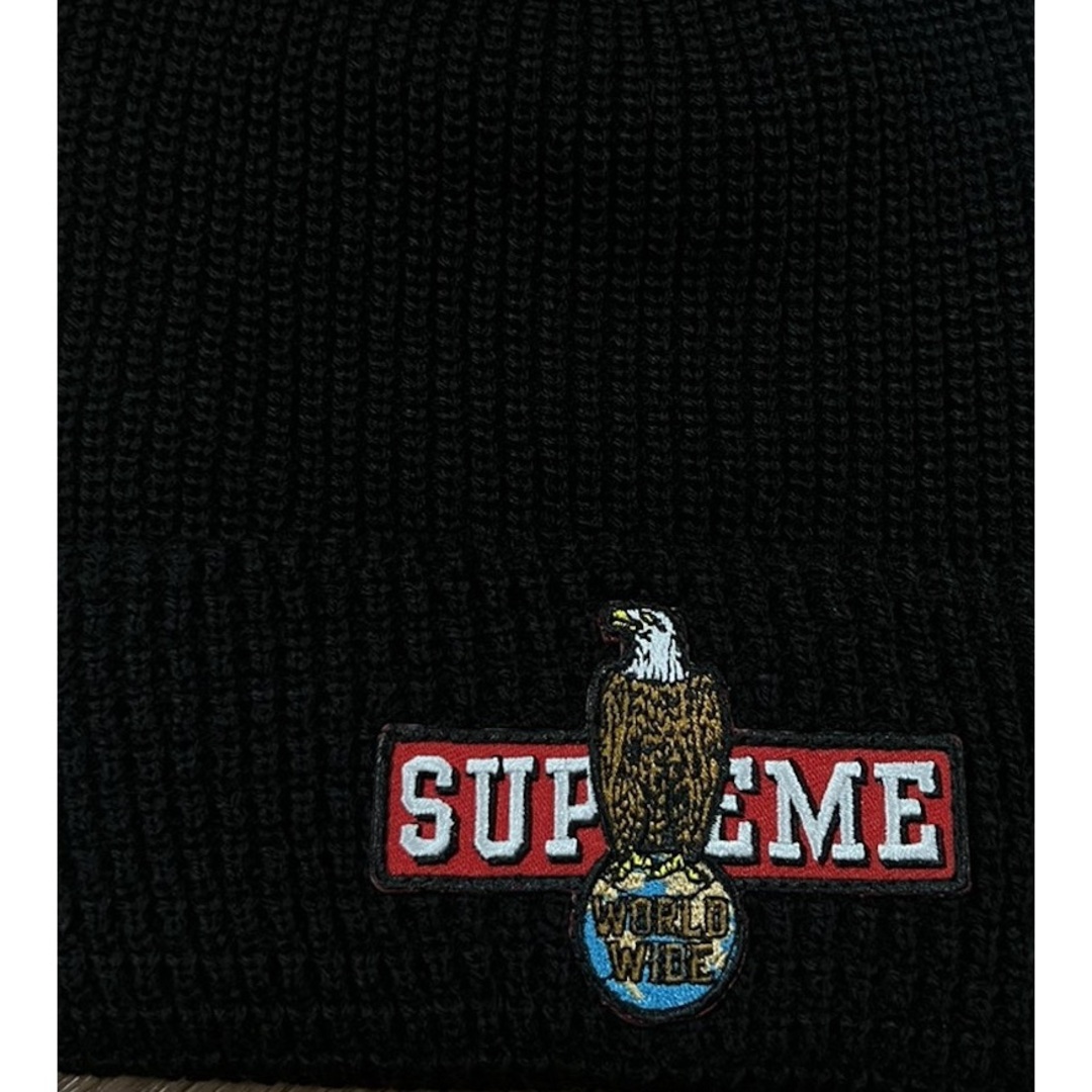 Supreme(シュプリーム)のSupreme Eagle Beanie Black イーグル ビーニー メンズの帽子(キャップ)の商品写真