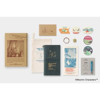 ムーミン(MOOMIN)の★新品・送料込★トラベラーズノート 限定セット MOOMIN 彗星 ムーミン(ノート/メモ帳/ふせん)