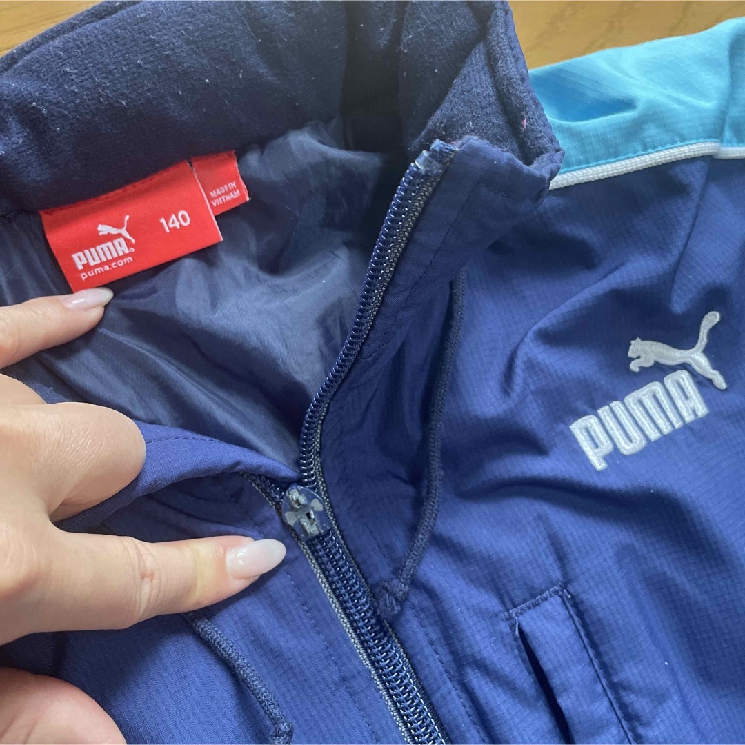 PUMA(プーマ)のプーマ　140 ダウンジャケット　キッズ キッズ/ベビー/マタニティのキッズ服男の子用(90cm~)(コート)の商品写真