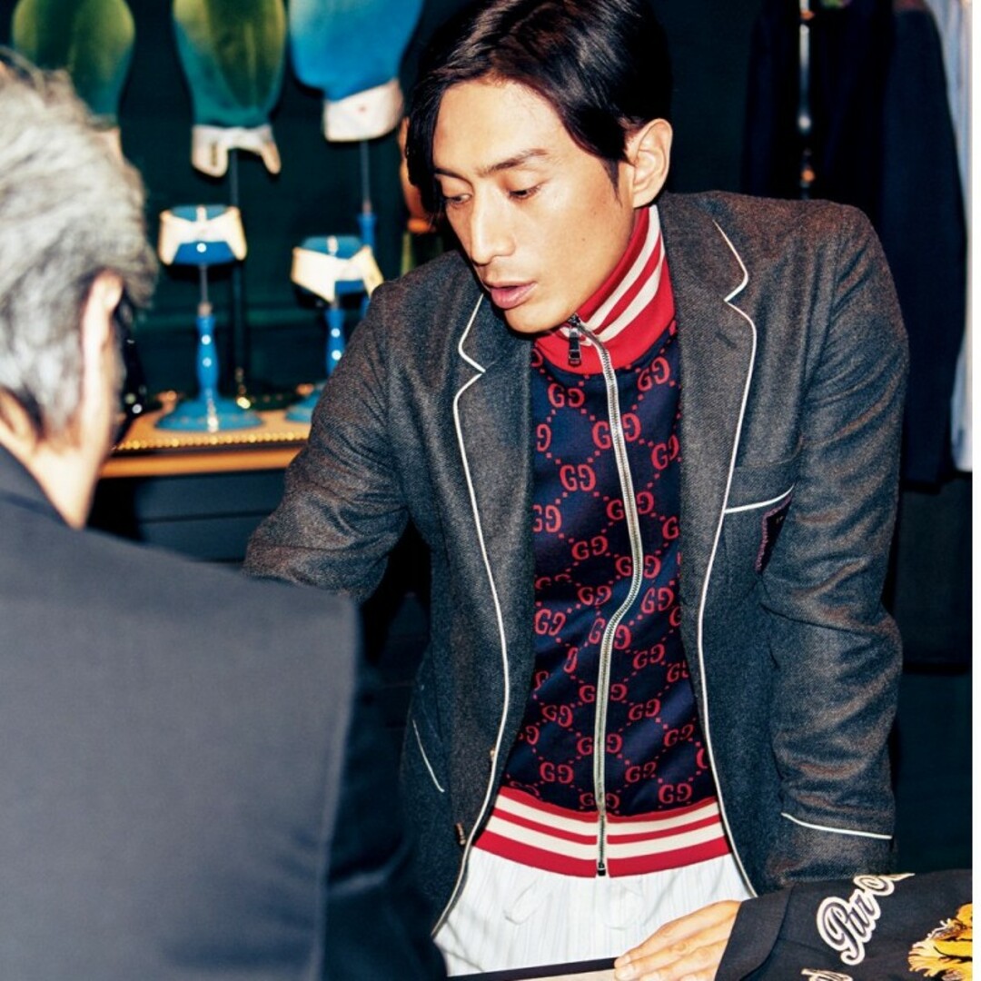 GUCCI - 国内正規品 グッチ GG柄 ジャージ トラックジャケット S GUCCI - 国内正規品 グッチ GG柄 ジャージ トラックジャケット S