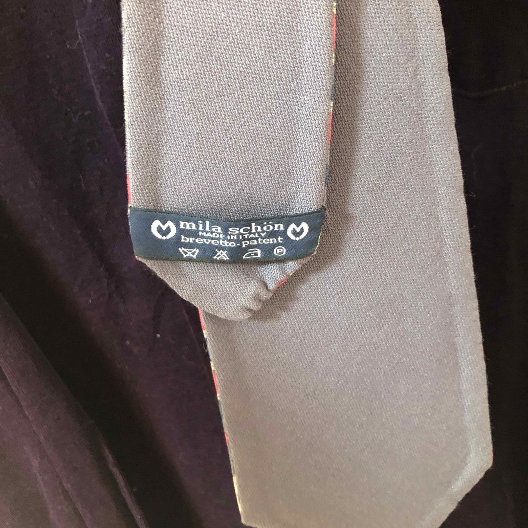 【 セット売り】ネクタイシャツ 3L ネルシャツ 紫 イタリア製ネクタイ メンズのメンズ その他(その他)の商品写真