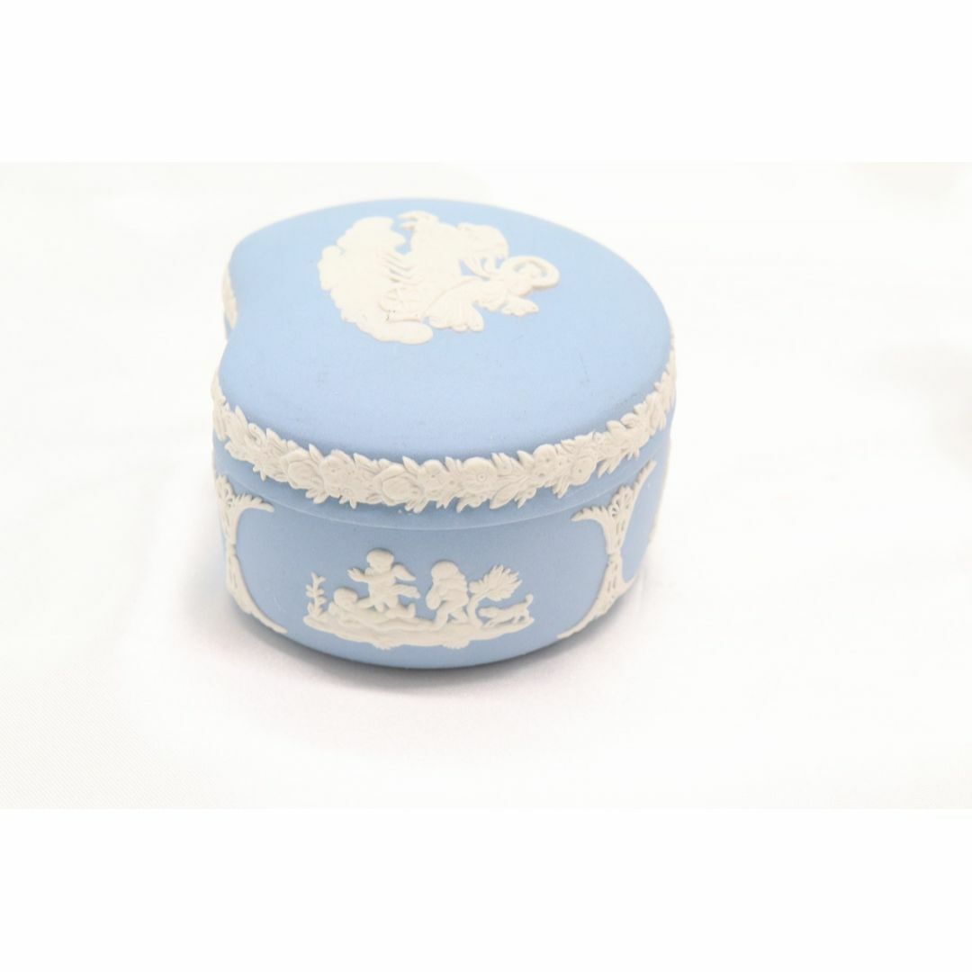 WEDGWOOD(ウェッジウッド)の【B389】Wegdwood ウェッジウッド ジャスパーウェア 小物入れ 陶磁器 インテリア/住まい/日用品のインテリア小物(小物入れ)の商品写真