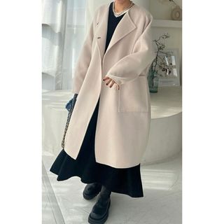 ドゥロワー(Drawer)のREVERSIBLE WOOL COAT ボウエー(ロングコート)