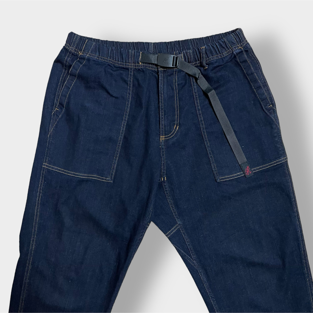 GRAMICCI(グラミチ)のGRAMICCI 美品 デニム ルーズテーパード クライミングパンツ 濃紺 L メンズのパンツ(デニム/ジーンズ)の商品写真