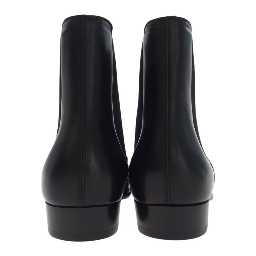 Saint Laurent(サンローラン)のSAINT LAURENT サンローラン ブーツ 592438 wyatt chelsea boots レザー サイドゴア チェルシー ブーツ  ブラック系 43【新古品】【未使用】【中古】 メンズの靴/シューズ(ブーツ)の商品写真