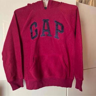 ギャップキッズ(GAP Kids)のGAP トレーナー　プルオーバー　フーディー　ワインカラー　160センチ(ジャケット/上着)