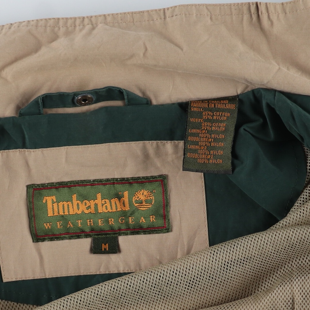 Timberland(ティンバーランド)の古着 ティンバーランド Timberland WEATHERGEAR コットンブルゾン メンズM /eaa406748 メンズのジャケット/アウター(その他)の商品写真