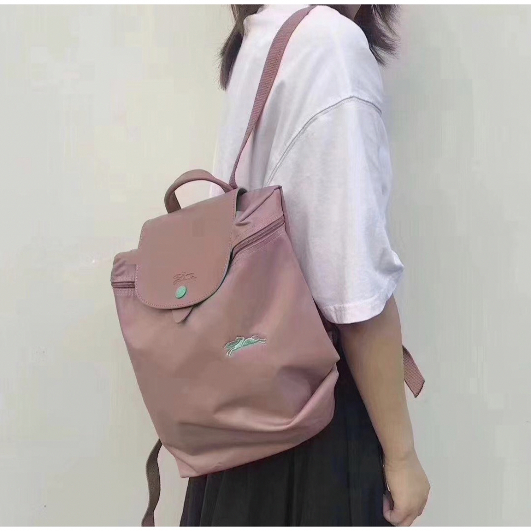 LONGCHAMP(ロンシャン)のLONGCHAMP ロンシャン リュックサック ピンク レディースのバッグ(リュック/バックパック)の商品写真