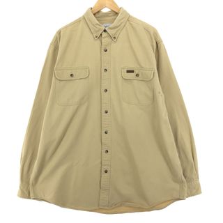 カーハート(carhartt)の古着 カーハート Carhartt 長袖 ボタンダウン ワークシャツ メンズXL /eaa408687(シャツ)