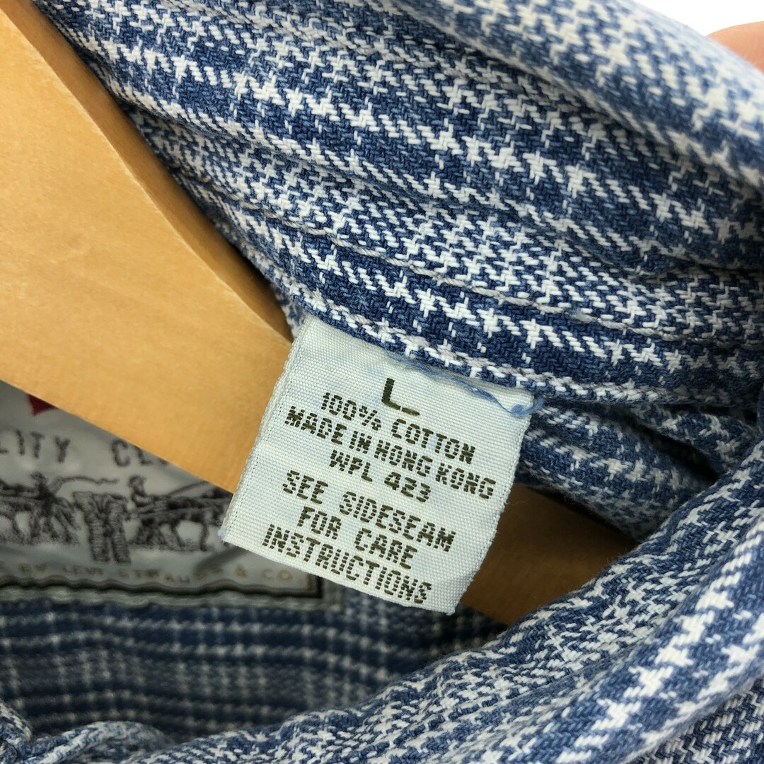 Levi's(リーバイス)の古着 90年代 リーバイス Levi's 長袖 コットンチェックシャツ メンズL ヴィンテージ /eaa409478 メンズのトップス(シャツ)の商品写真