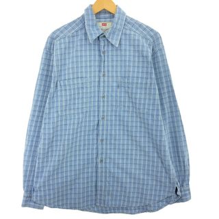 リーバイス(Levi's)の古着 90年代 リーバイス Levi's 長袖 コットンチェックシャツ メンズL ヴィンテージ /eaa409478(シャツ)