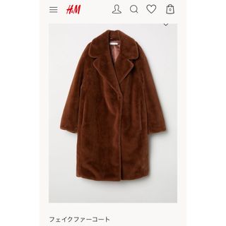 H&M フェイクファーコート テディコート