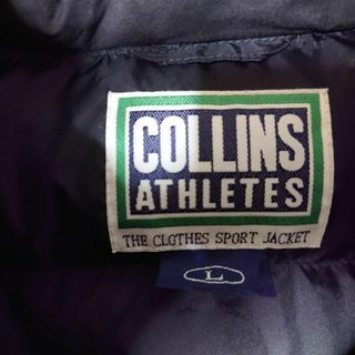 良色　COLLINS ATHLETES　ブラックダウンベスト