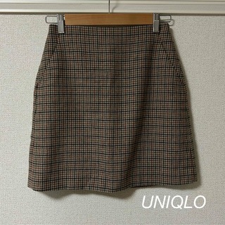 ユニクロ(UNIQLO)の【UNIQLO】チェック/ミニスカート/冬(ミニスカート)