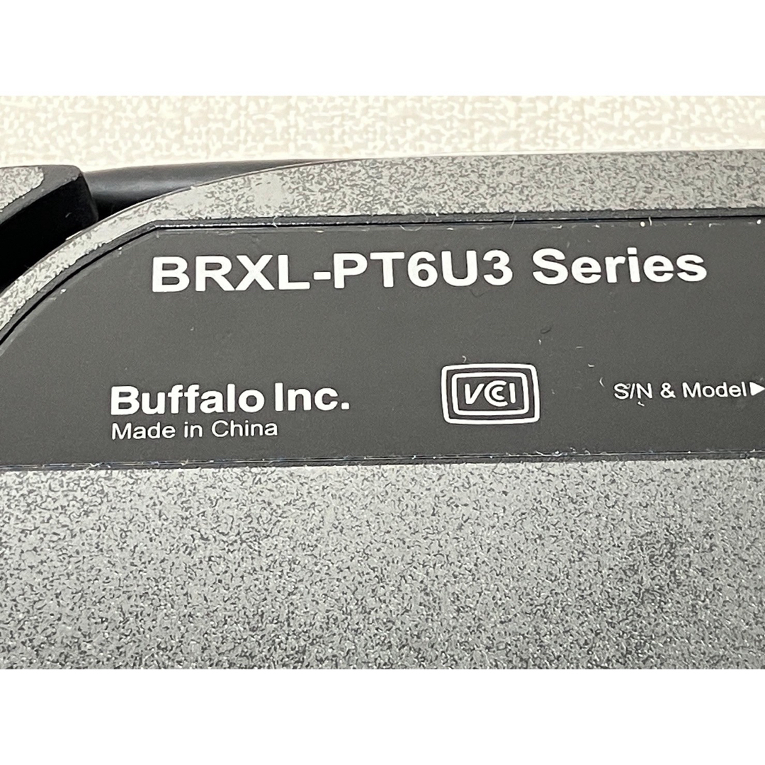 PC周辺機器BUFFALO ポータブルブルーレイドライブ BRXL-PT6U3-BKD