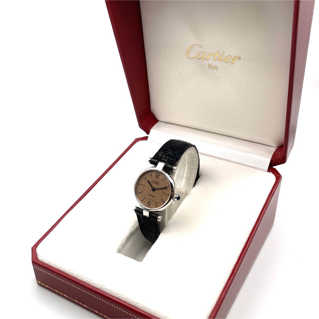 Cartier(カルティエ)の【美品・希少・稼動】カルティエ Cartier マストヴァンドーム ヴェルメイユ レディースのファッション小物(腕時計)の商品写真