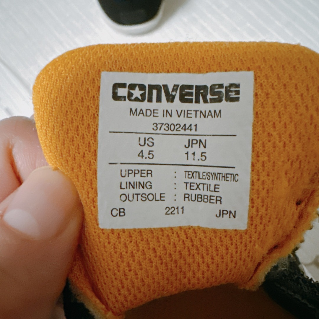 CONVERSE(コンバース)のCONVERSE shoes 11.5cm キッズ/ベビー/マタニティのベビー靴/シューズ(~14cm)(スニーカー)の商品写真