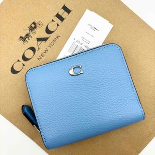 コーチ(COACH)の【COACH☆新品】ビルフォールド ウォレット！ポリッシュド ペブル レザー！(財布)