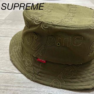 帽子Supreme  Twill Crusher Tan Monogram