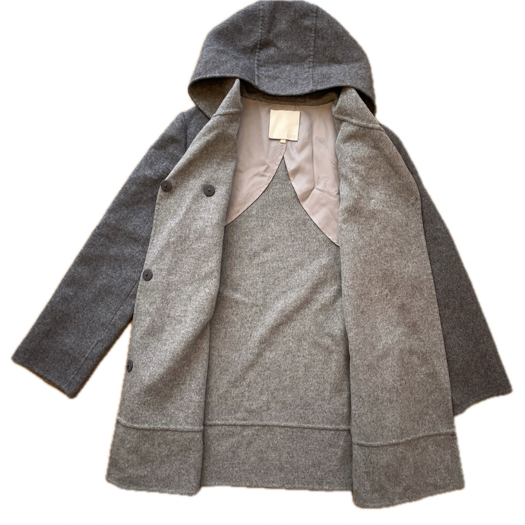 自由区 - 美品✨ 自由区 ウール ロングコート 40 Lサイズ グレー
