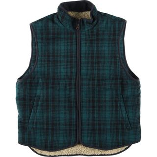 L.L.Bean - 古着 00年代 エルエルビーン L.L.Bean チェック柄 ウール