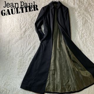 ジャンポールゴルチエ(Jean-Paul GAULTIER)の美品 ジャンポールゴルチエ フェム 超ロング丈 ステンカラーコート 42 XL(ロングコート)