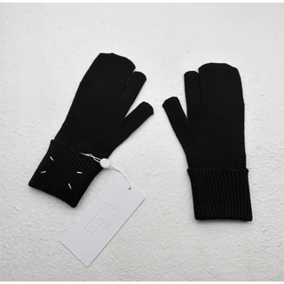 MaisonMargielaメゾンマルジェラ タビ 手袋 グローブ ブラック(手袋)