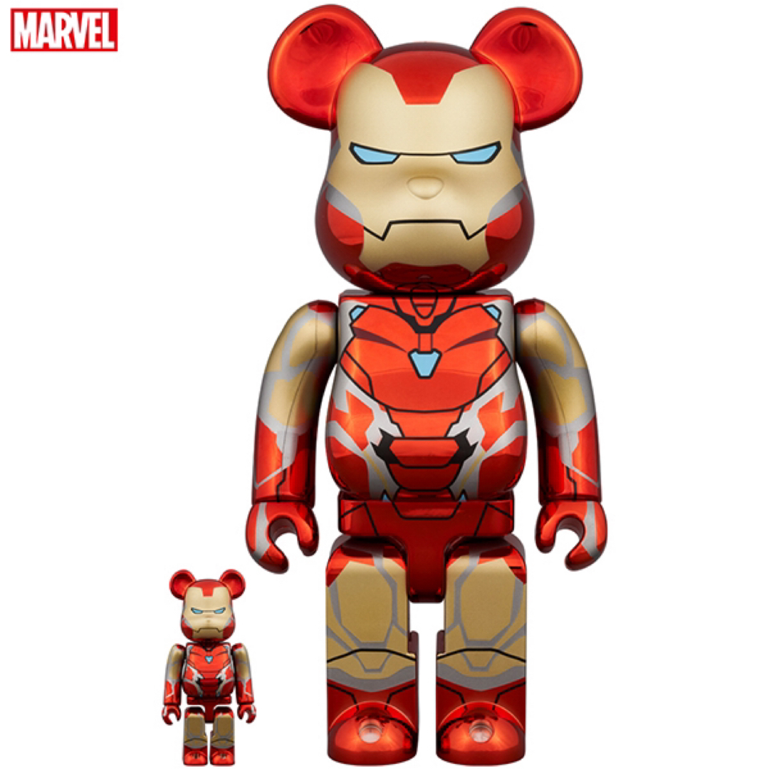 MCUBE@RBRICK IRON MAN MARK85 CHROME Ver.