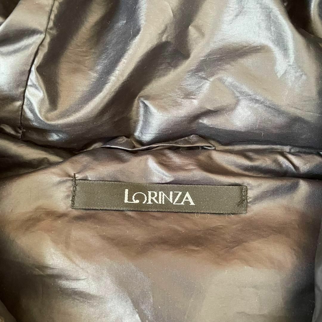 LORINZA(ロリンザ)の！！希少！！LORINZA ダウンベスト フード付き イエロー ダウンジャケット メンズのジャケット/アウター(ダウンベスト)の商品写真