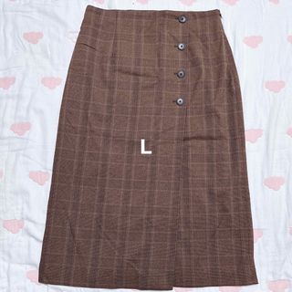 ユニクロ(UNIQLO)のユニクロ　L (ロングスカート)