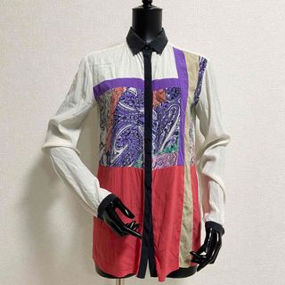 エトロ(ETRO)の꧁ ETRO エトロ イタリア製 最高級シルク ペイズリー シャツブラウス(シャツ/ブラウス(長袖/七分))