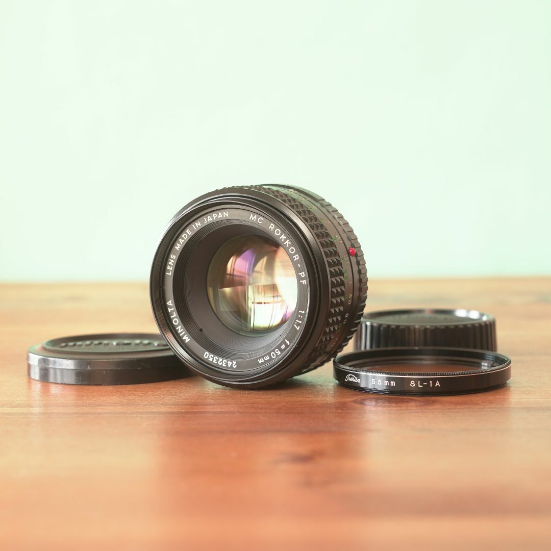 ミノルタ MC ROKKOR-PF 50mm f1.7 オールドレンズ 50オールドレンズ