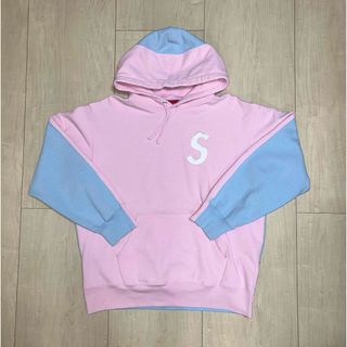 シュプリーム(Supreme)のSupreme 21AW S Logo Split Hooded pink(パーカー)