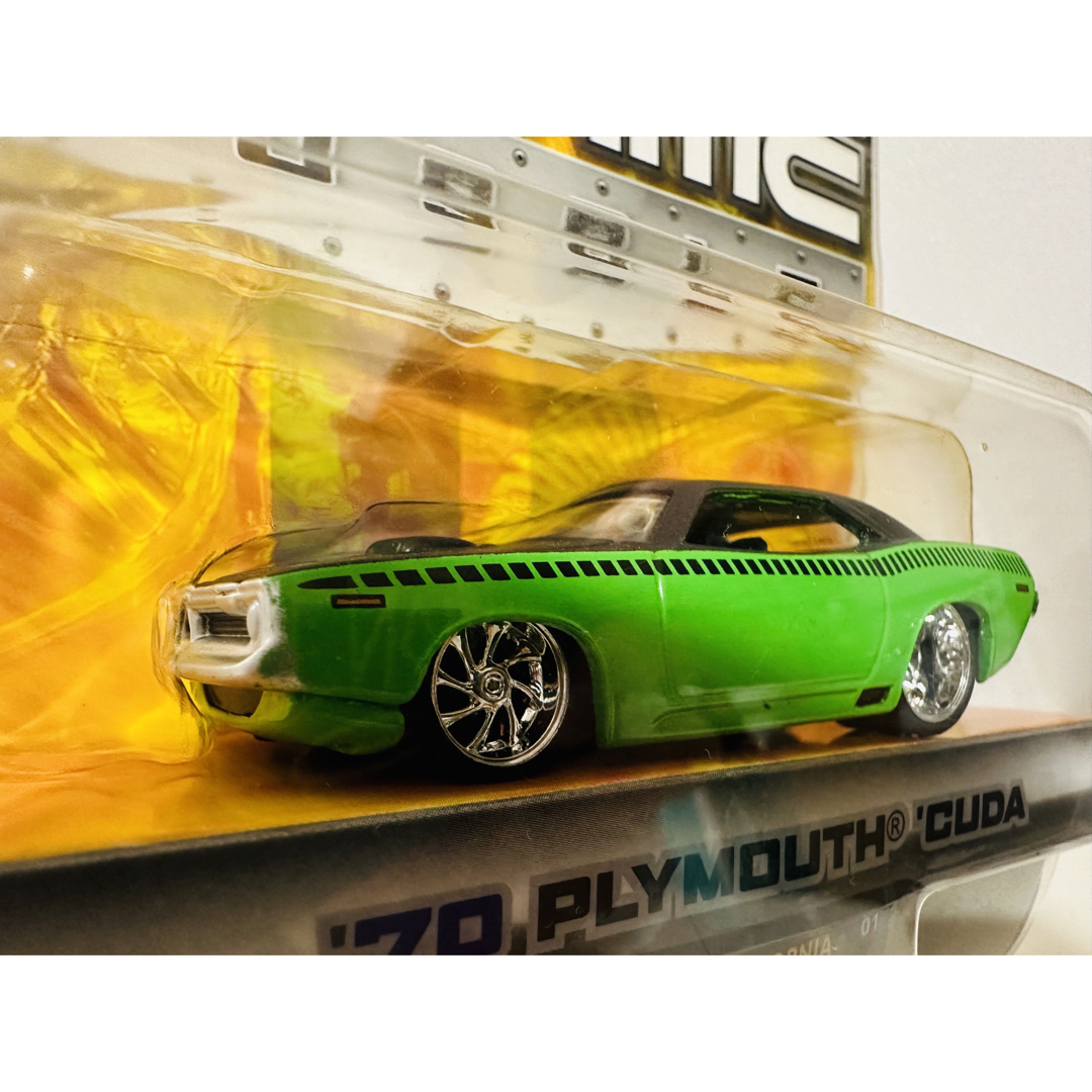 Chrysler(クライスラー)のJadaジェイダ/’70 Plymouthプリムス Cudaクーダ 1/64 エンタメ/ホビーのおもちゃ/ぬいぐるみ(ミニカー)の商品写真